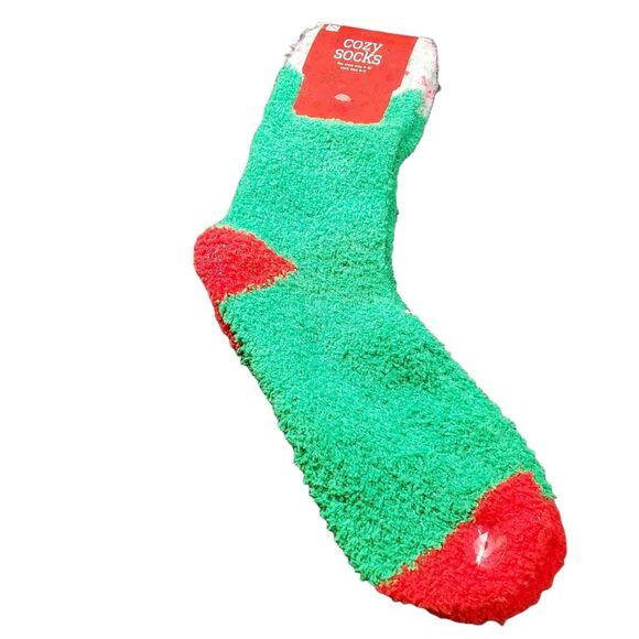 Christmas Socks Lot 3 Pairs Womens Shoe Sz 4-10 Soft Holiday Gift Stocking Stuff - Picture 4 of 9